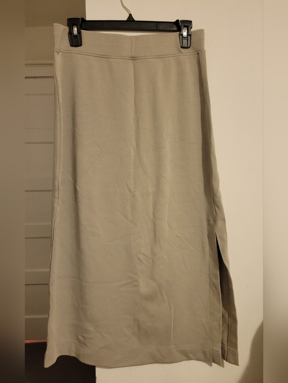 AYR High Hopes Skirt Stone Grey M Pima Cotton Blend - Picture 3 of 10